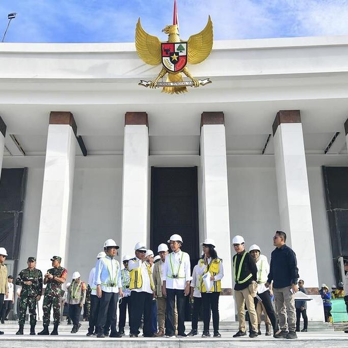 Indonesia's leader says 1st phase of new capital is 80% complete and he'll have an office there soon